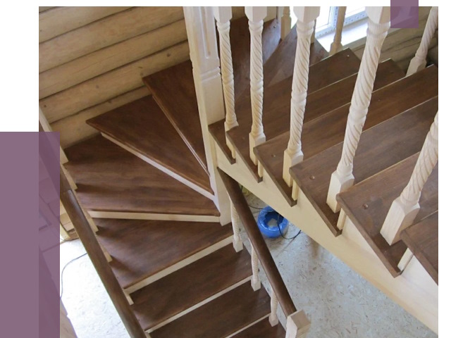 Реставрация деревянных лестниц в Советской Гавани от 4363 руб.