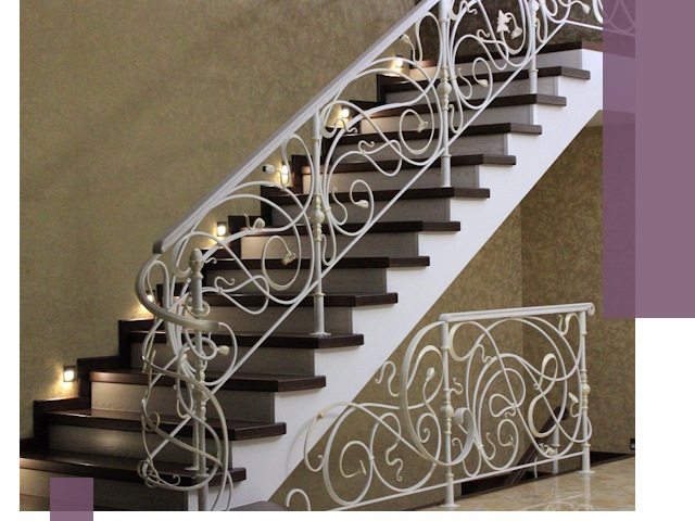 Кованые лестницы под ключ в Советской Гавани — изготовление и монтаж
