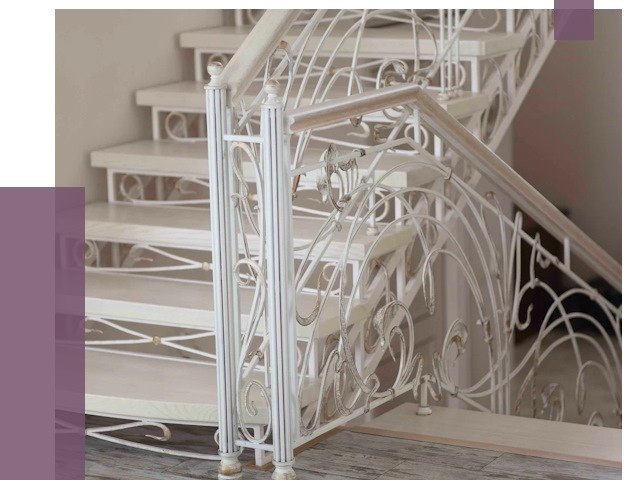 Изготовление кованых лестниц на заказ в Советской Гавани от 88307 руб. | ПРОЛЁТ-Свс