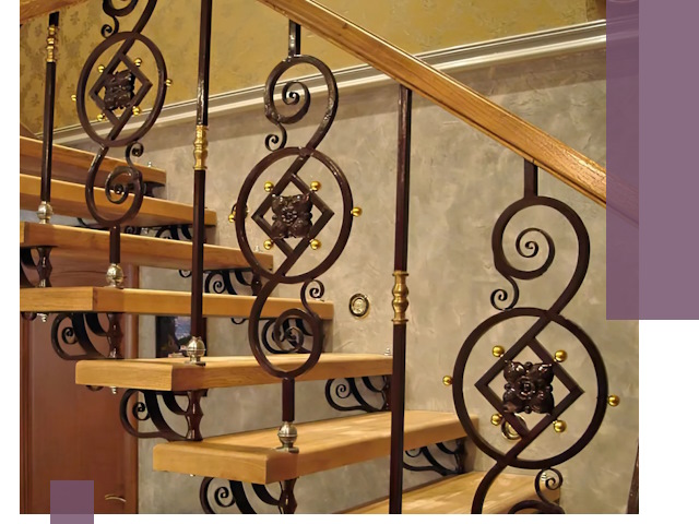 Изготовление кованых лестниц под ключ в Советской Гавани