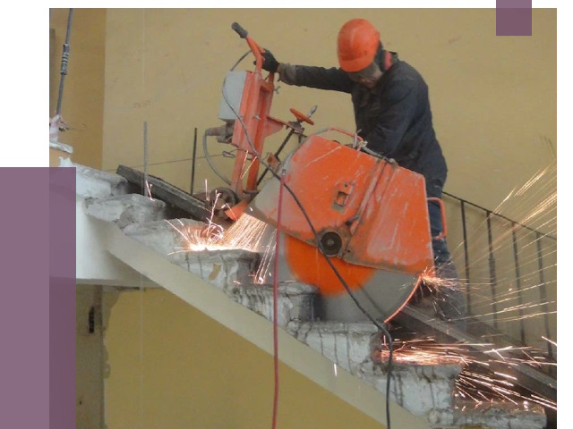 Демонтаж бетонных лестниц в Советской Гавани от 4675 руб. за м2 | ПРОЛЁТ-Свс