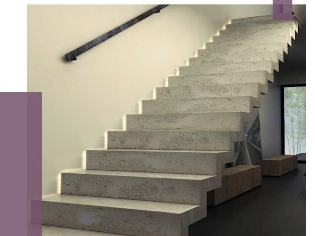 Облицовка бетонных лестниц в Советской Гавани от 4675 руб/м2 