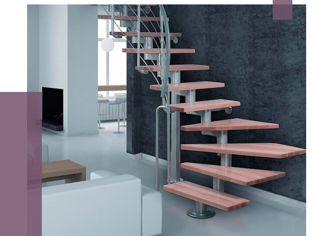 Модульные лестницы в Советской Гавани от 17142 руб. — купить в ПРОЛЁТ-Свс