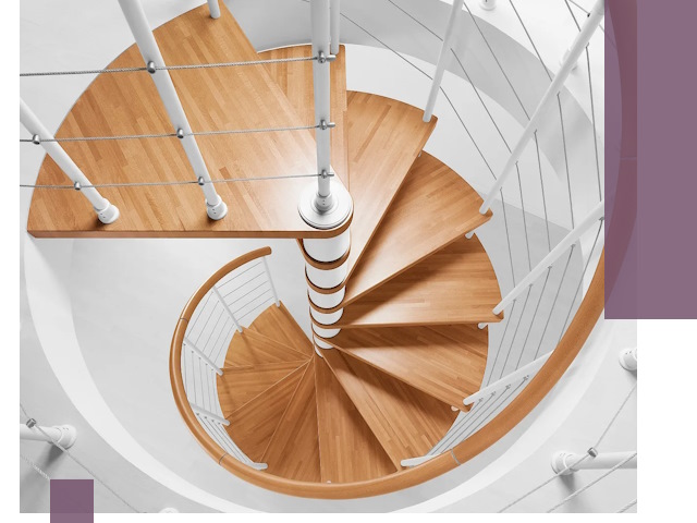 Изготовление винтовых лестниц под ключ в Советской Гавани