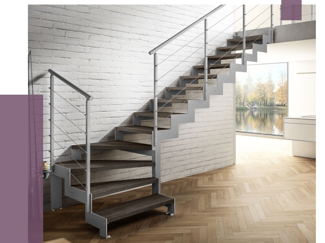 Г-образные лестницы под ключ в Советской Гавани от 37660 руб. | ПРОЛЁТ-Свс