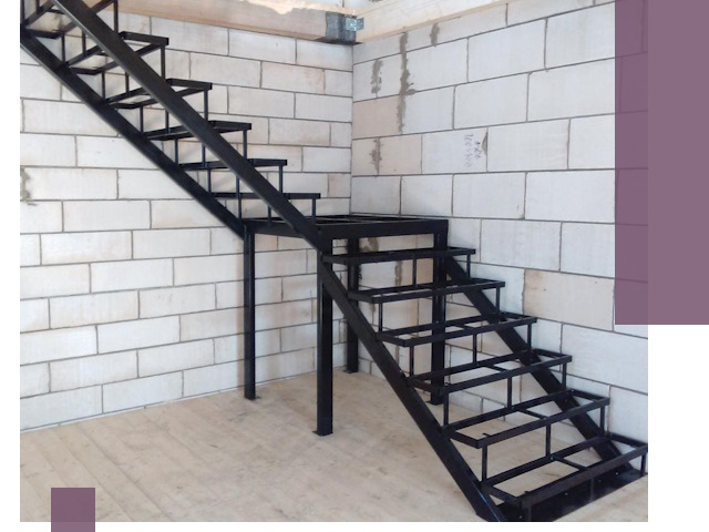 Лестницы на металлокаркасе под ключ в Советской Гавани — изготовление и монтаж