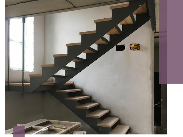 Изготовление лестниц на металлокаркасе в Советской Гавани от производителя