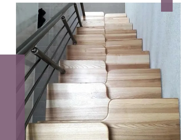 Лестницы гусиный шаг в Советской Гавани от 13246 руб. под ключ | ПРОЛЁТ-Свс