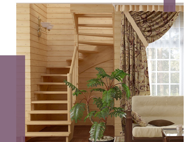 Лестницы для дачи в Советской Гавани от 77138 руб.  | ПРОЛЁТ-Свс