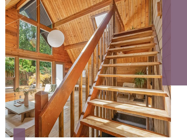 Лестницы для дачи под ключ в Советской Гавани — изготовление и монтаж