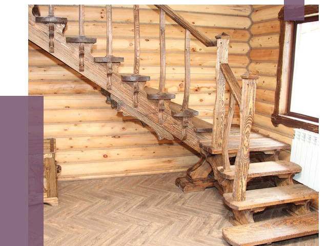 Лестницы в баню в Советской Гавани от 19427 руб. — изготовление | ПРОЛЁТ-Свс