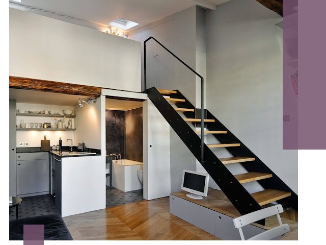 Лестницы на антресоль под ключ в Советской Гавани — изготовление и монтаж