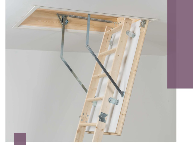 Установка чердачной лестницы под ключ в Советской Гавани