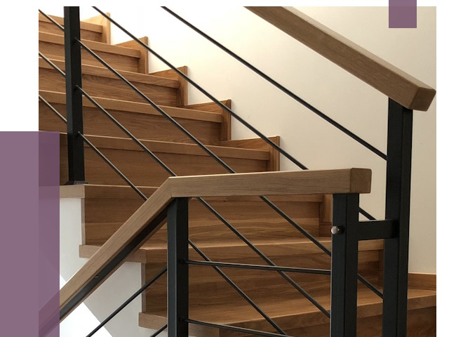 Обшивка металлической лестницы деревом в Советской Гавани от 4415 руб.