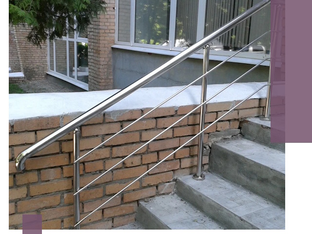 Перила из нержавеющей стали высокого качества в Советской Гавани