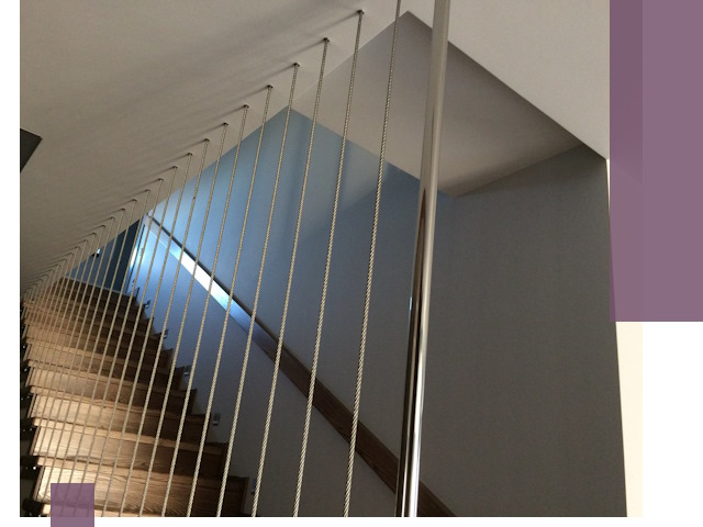 Тросовые перила под ключ в Советской Гавани — производство и монтаж