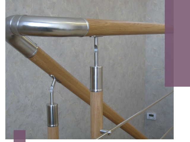 Комбинированные перила на заказ в Советской Гавани — монтаж и производство