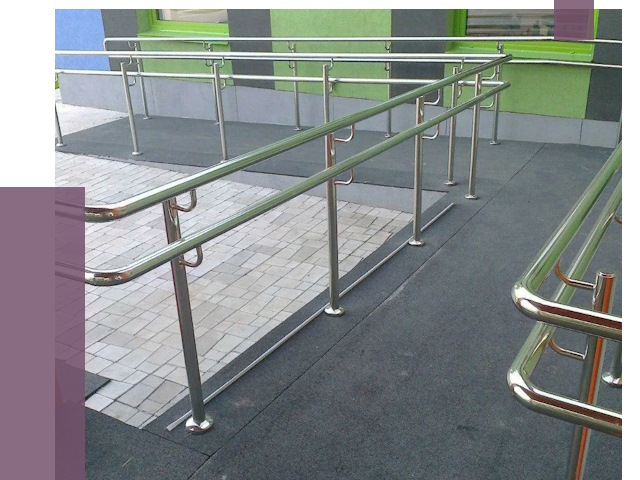 Ограждения пандусов в Советской Гавани от 4415 руб. монтаж | ПРОЛЁТ-Свс