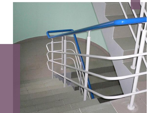 Перила в подъезде в Советской Гавани — установка и замена от 7532 руб. | ПРОЛЁТ-Свс