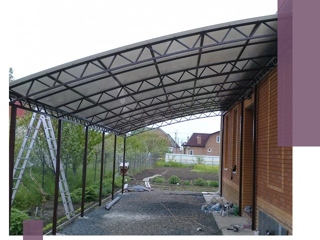 Профессиональный монтаж навесов под ключ в Советской Гавани