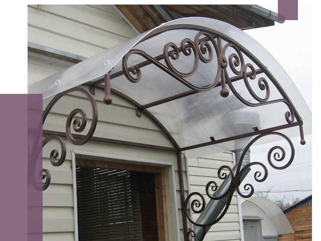 Изготовление козырьков в Советской Гавани от 7480 руб. — заказать | ПРОЛЁТ-Свс