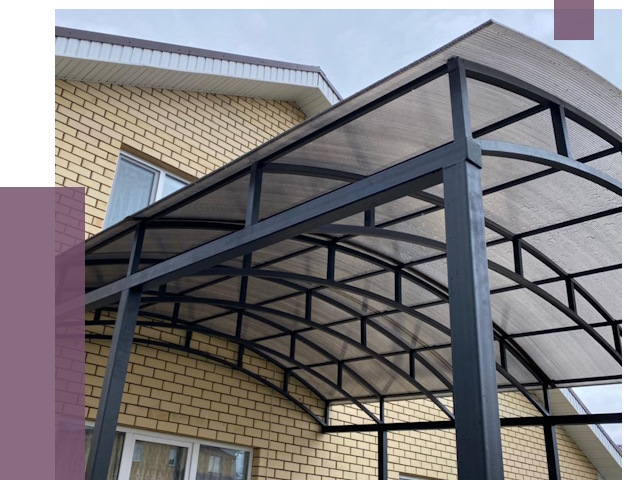 Монтаж козырьков в Советской Гавани от 11688 руб. | ПРОЛЁТ-Свс