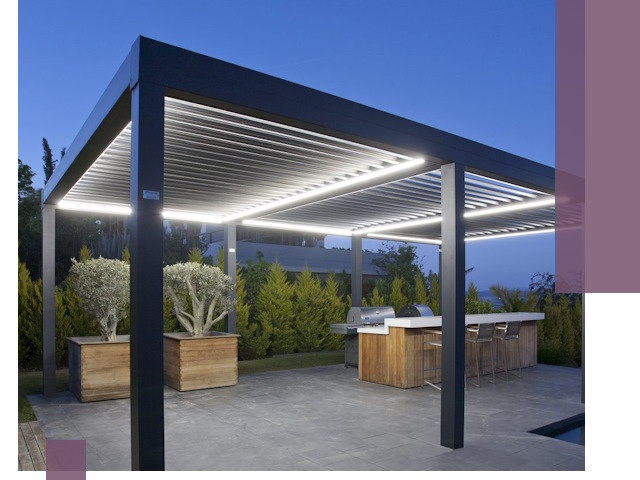 Навесы отдельно стоящие под ключ в Советской Гавани из металла и поликарбоната