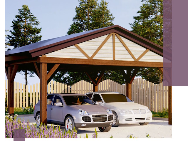 Навесы для автомобиля в Советской Гавани — изготовление и монтаж