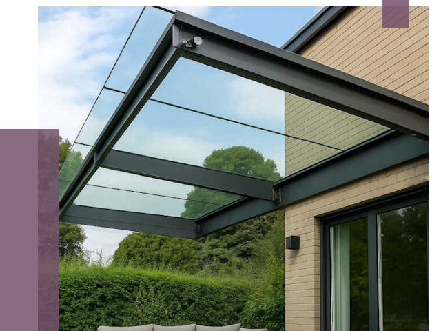 Стеклянные навесы и козырьки в Советской Гавани от 12467 руб.