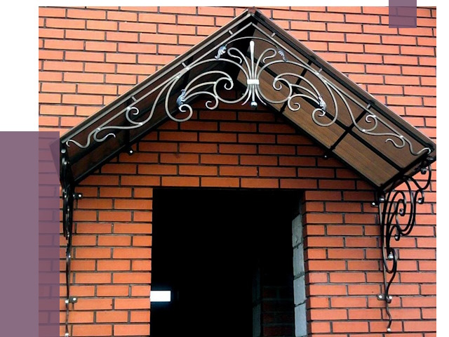 Металлические козырьки в Советской Гавани от 10857 руб. 