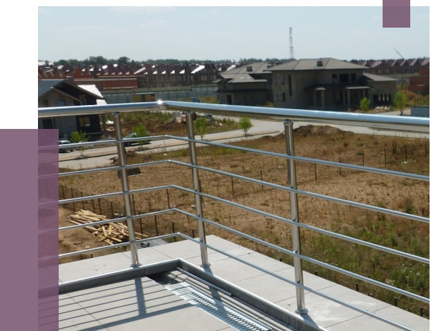 Парапеты из нержавеющей стали в Советской Гавани от 8103 руб. за м² | ПРОЛЁТ-Свс