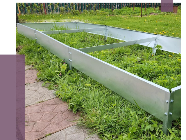 Металлические бордюры для грядок в Советской Гавани от 1818 руб.