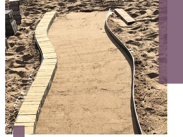 Металлические бордюры для тротуаров в Советской Гавани — прочные и долговечные