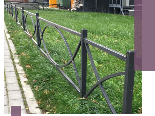 Газонные ограждения из металла в Советской Гавани — монтаж и продажа