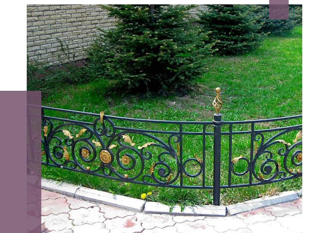 Кованые газонные ограждения в Советской Гавани от 7740 руб. — ПРОЛЁТ-Свс